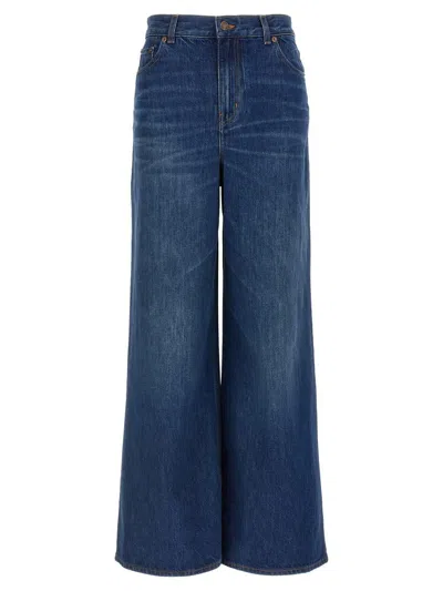 Chloé High Waist Jeans In Blue
