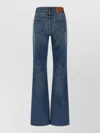 Chloé Wide-leg Denim Jeans With High Waist And Five-pocket Design In Blue
