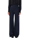 Chloé High Waist Pant In Eclipse Blue