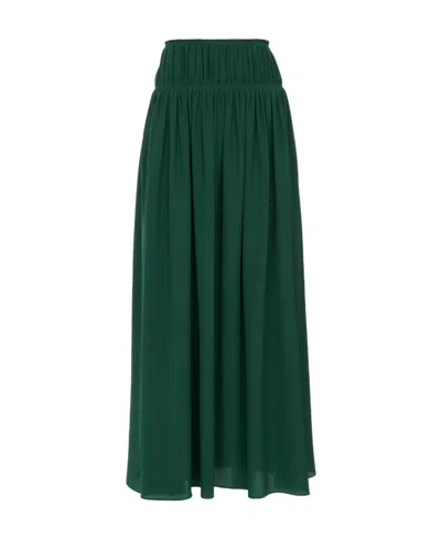 Chloé High Waist Skirt In Green