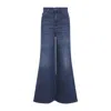Chloé High-waist Wide-leg Denim Jeans In Blue