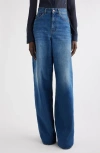 Chloé High-waisted Wide-leg Jeans In Night Blue