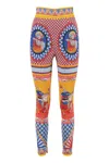 Chloé High-waist Wide-leg Trousers In Multi