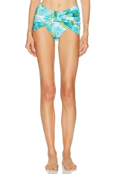 Chloé High Waisted Bikini Bottom In Multi