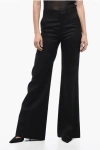 Chloé High-waisted Flare-fit Wool Pants