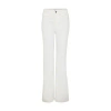 Chloé High-waisted Flared Denim Jeans In White