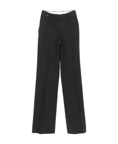 Chloé High-waisted Flared Trousers In Black