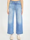 Chloé High-waisted Shorts Jeans In Blue