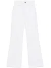 Chloé High-waisted Straight-leg Jeans In White