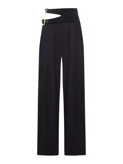 CHLOÉ HIGH-WAISTED TAILORED WOOL TROUSERS
