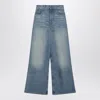 Chloé Wide-leg Denim Jeans With High Waist And Five-pocket Design In Blue