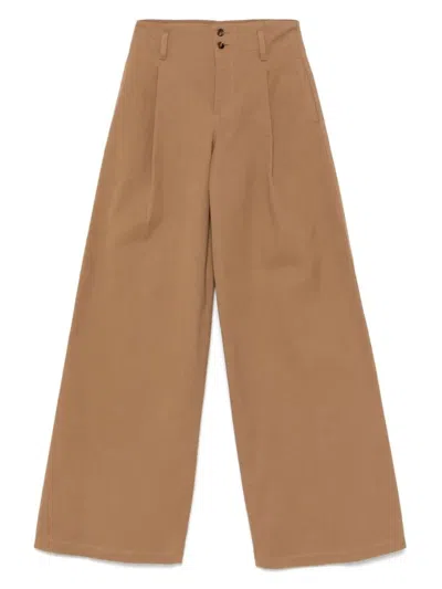 CHLOÉ CHLOÉ HIGH-WAISTED WIDE-LEG PANTS WITH TAILORED DETAILING