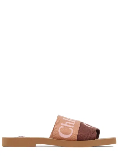 Chloé High-contrast Ribbon Flats In Multi