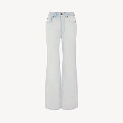 Chloé High-rise Cropped Jeans In Denim In Blue