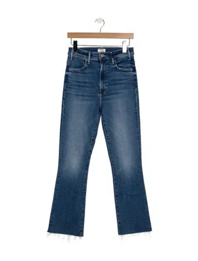 Pre-owned Chloé High-rise Flared Jeans In Blue