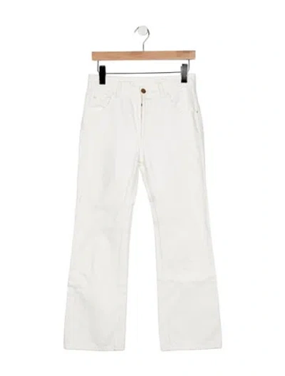 Pre-owned Chloé High-rise Flared Jeans In Blue