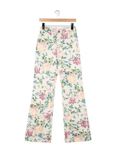 Pre-owned Chloé High-rise Flared Jeans W/ Tags In Multi