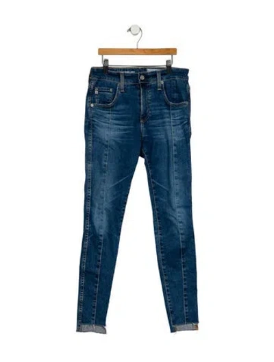 Pre-owned Chloé High-rise Skinny Leg Jeans In Blue