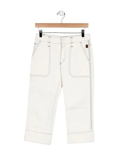 Pre-owned Chloé High-rise Straight Leg Jeans In Blue