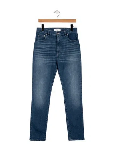 Pre-owned Chloé High-rise Straight Leg Jeans W/ Tags In Blue