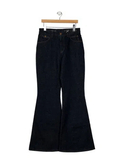 Pre-owned Chloé High-rise Wide Leg Jeans W/ Tags In Blue