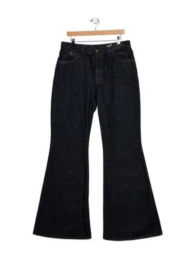 Pre-owned Chloé High-rise Wide Leg Jeans W/ Tags In Blue