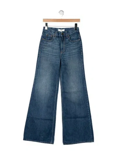 Pre-owned Chloé High-rise Wide Leg Jeans W/ Tags In Blue