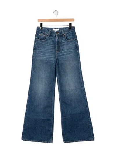 Pre-owned Chloé High-rise Wide Leg Jeans W/ Tags In Blue