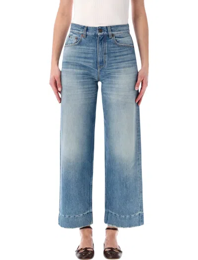 Chloé High-rise Wide-leg Jeans In Blue
