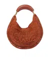 Chloé X Made For A Woman Summer Banana Small Raffia Shoulder Bag In Brown