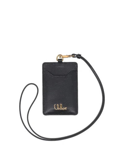 Chloé Holder In Black