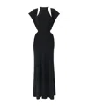 Chloé Abito Maxi Con Dettagli Cut-out In Black