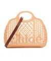 Chloé Cage Leather-trimmed Studded Rubber Shoulder Bag