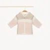 Chloé Manteau À Capuche Fille Rose Taille 6-9 100% Coton In Pink