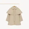 Chloé Hooded Trench Coat Brown Size 12 100% Cotton In Brown
