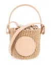 Chloé Mini Horse Medal Woven Basket Bag