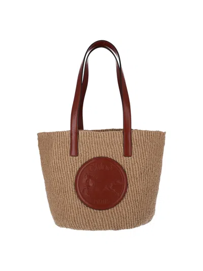Chloé 'horse Medal' Large Tote Bag
