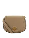 Chloé Borsa A Tracolla Horse Medal In Pelle Cappuccino  Donna