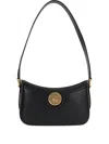 Chloé Black Horse Medal Shoulder Bag In Black