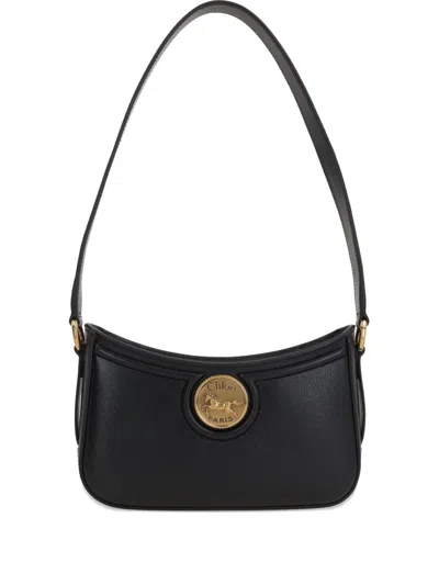 CHLOÉ CHLOÈ HORSE MEDAL LEATHER SHOULDER BAG