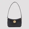 Chloé Horse Medal Leather Shoulder Bag In Black