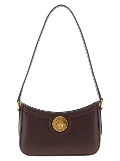 Chloé 'horse Medal' Shoulder Bag In Red
