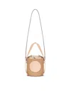 Chloé Small Horse Medal Tote Bag Pink In Pink & Purple