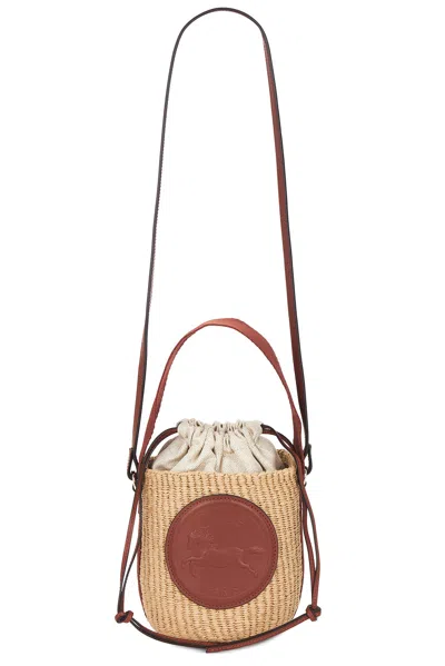 CHLOÉ HORSE MEDAL SMALL BASKET BAG