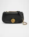 Chloé Horse Medal Wallet On Chain In Grained Leather