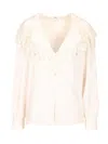 Chloé Ht15 Shirts White In Neutral