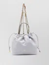 Chloé Icon Shoulder Bag Chain Strap In Gray