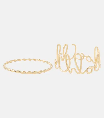CHLOÉ CHLOÉ CHLOÉ ICONIC BANGLE SET