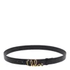 Chloé Iconic Leather Belt Adjustable Length In Black