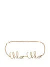 Chloé Iconic Belt In Gold